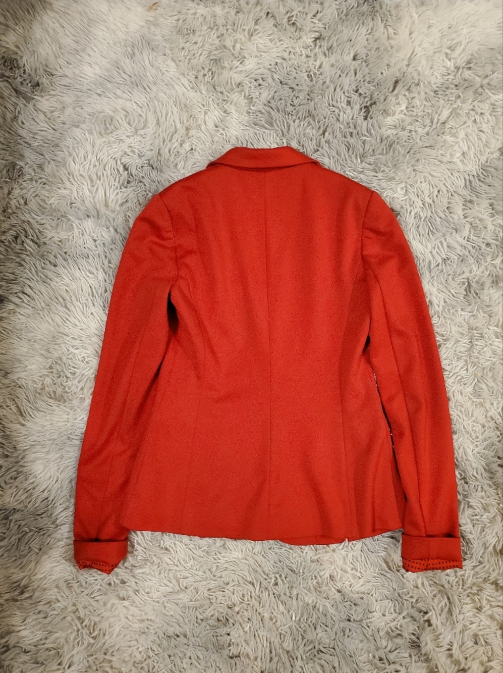 CHIC Red Tailored Single-Button Blazer - Picture 7 of 10